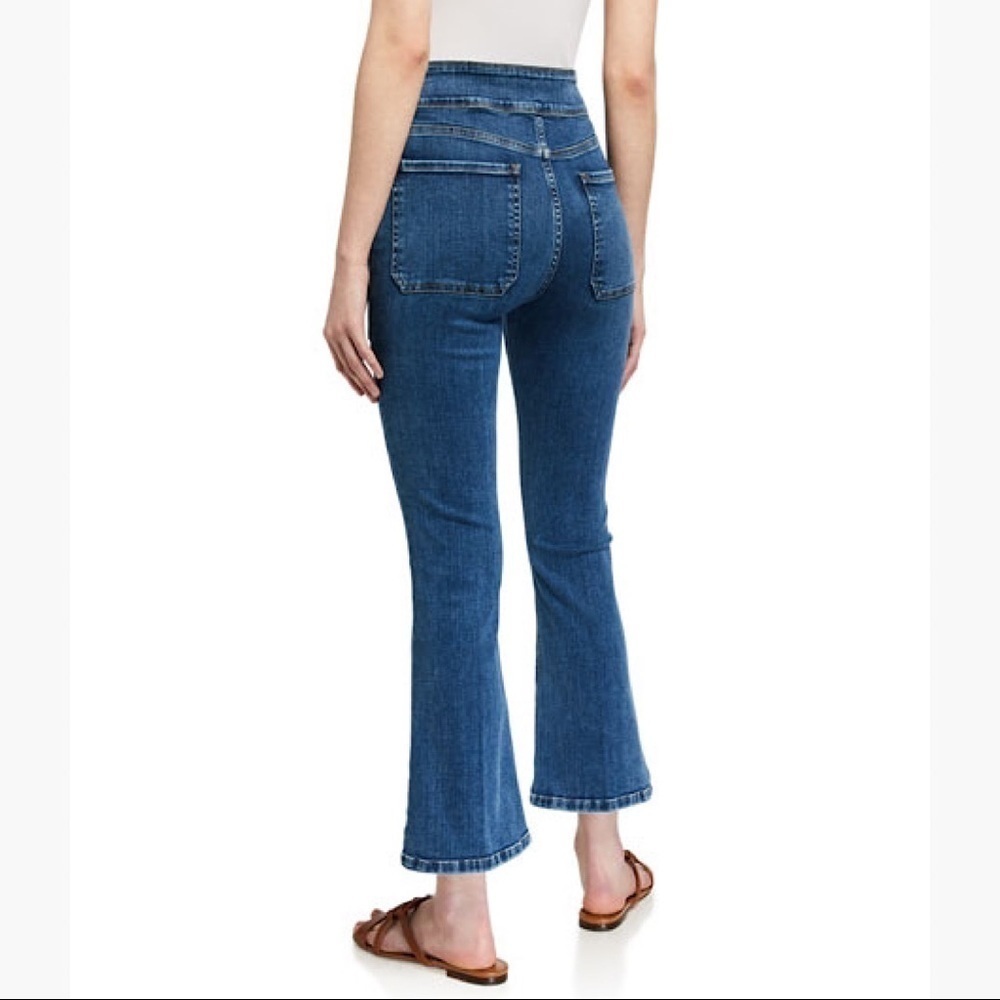NWT FRAME Le Francoise Crop Mini Boot-Cut Jeans 32 - Picture 2 of 12
